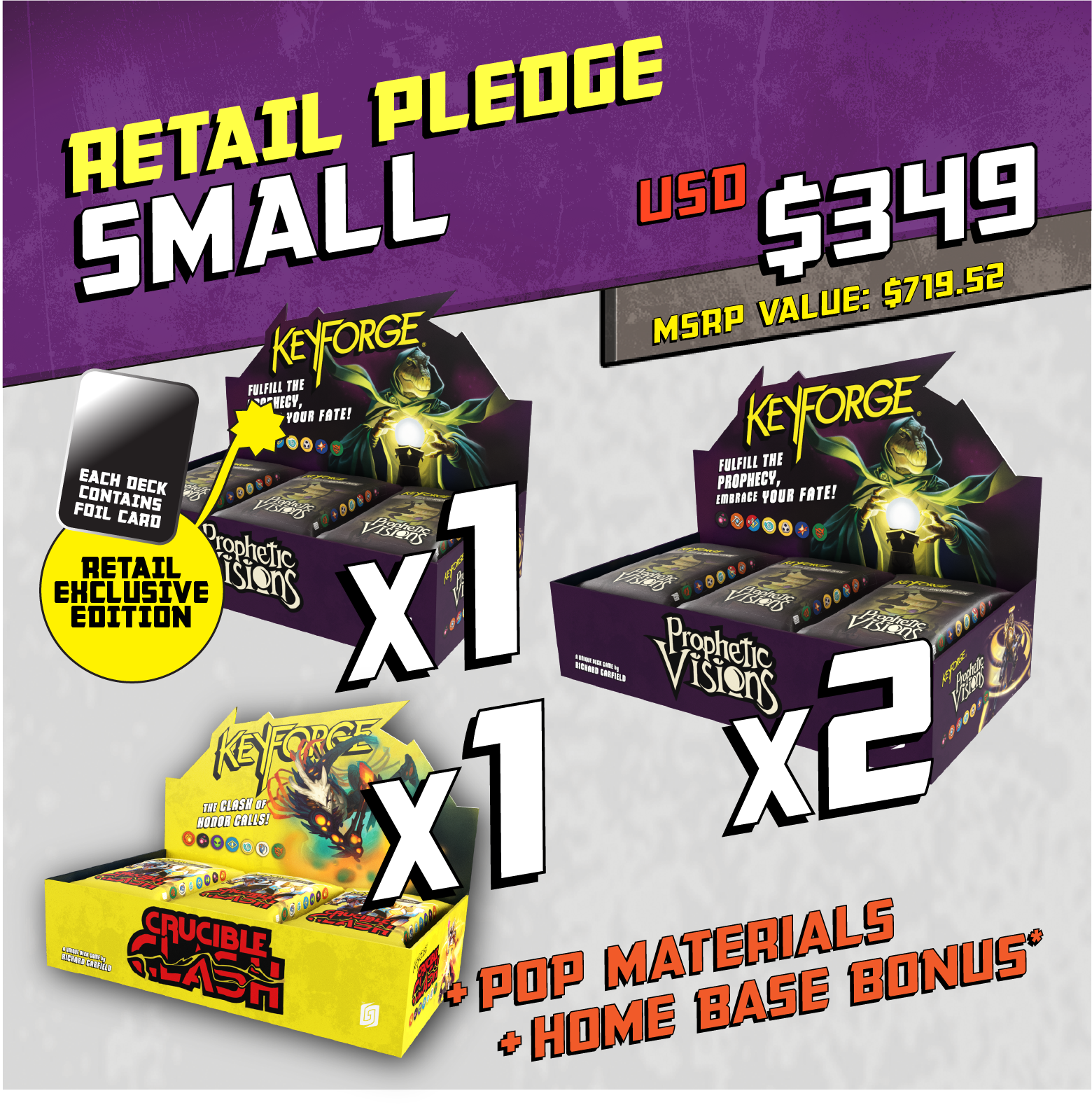 KeyForge Prophetic Visions Retailer Information Page – Ghost Galaxy